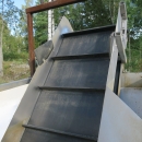 4400 EMVE stainless steel Bunker mit brush washing unit