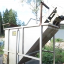 4400 EMVE stainless steel Bunker mit brush washing unit