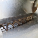 4422 bunker with screw feeder conveyor