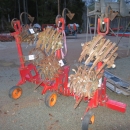 4492 Turbokup 4 row potato ridger / weed control