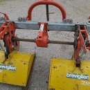 4518 Breviglieri 2 row interrow tillers, row tiller harrow