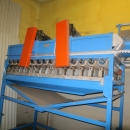 4966 EMVE potato washer with felt drier table