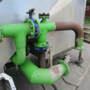 5440 WYMA destoner with soaking bunker
