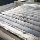 5449 Skals felt drier table 16 roller 1,2m wide