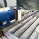 5449 Skals felt drier table 16 roller 1,2m wide