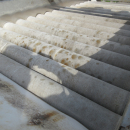5449 Skals felt drier table 16 roller 1,2m wide