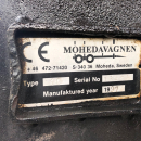 5542 Tractor Valmet 465 4WD with Moheda timber trailer 10 ton