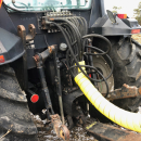 5542 Tractor Valmet 465 4WD with Moheda timber trailer 10 ton