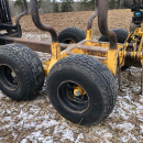 5542 Tractor Valmet 465 4WD with Moheda timber trailer 10 ton