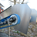 5566 Turatti elevator 3600x650 mm Stainless steel