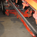 5739 Dewulf GBC carrot harvester 1 row with bunker