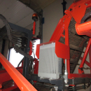 5739 Dewulf GBC carrot harvester 1 row with bunker