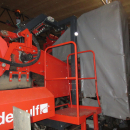 5739 Dewulf GBC carrot harvester 1 row with bunker