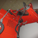 5739 Dewulf GBC carrot harvester 1 row with bunker