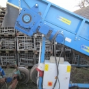 3375 Euro Jabelmann receiving hopper with roller cleaner