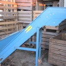 3375 Euro Jabelmann receiving hopper with roller cleaner