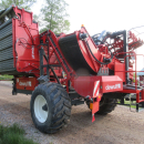 5813 Dewulf GBC carrot harvester 1 row with bunker