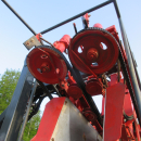 5813 Dewulf GBC carrot harvester 1 row with bunker