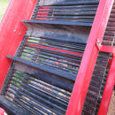 5813 Dewulf GBC carrot harvester 1 row with bunker