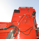 5813 Dewulf GBC carrot harvester 1 row with bunker