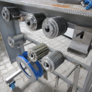 5856 Kronen KUJ cube, strip & slice cutting machine