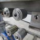 5856 Kronen KUJ cube, strip & slice cutting machine