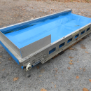 6058 EMVE conveyor belt 2500x1000 mm STAINLESS STEEL