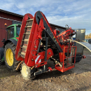 6079 Dewulf carrot harvester with elevator