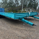 6102 Rolland flatbed trailer 12 m. Box trailer 