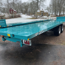 6102 Rolland flatbed trailer 12 m. Box trailer 
