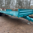 6102 Rolland flatbed trailer 12 m. Box trailer 
