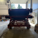 6189 EKKO receving hopper with screen grader and coil cleaning unit
