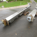 6291 screw feeder auger  6400x250 mm Stainles steel 