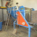 6292 Tong potato washing line with destoner and polisher Stainless steel