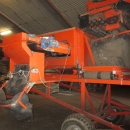3867 EKKO receiving hopper with roller cleaner and 1200 mm screen grader