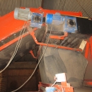 3867 EKKO receiving hopper with roller cleaner and 1200 mm screen grader