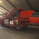 3867 EKKO receiving hopper with roller cleaner and 1200 mm screen grader