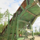 3914 Schouten box turner with conveyor