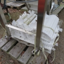 3958 Larkap elevator stainless 1700x350 mm +gooseneck