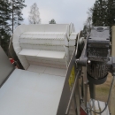3958 Larkap elevator stainless 1700x350 mm +gooseneck