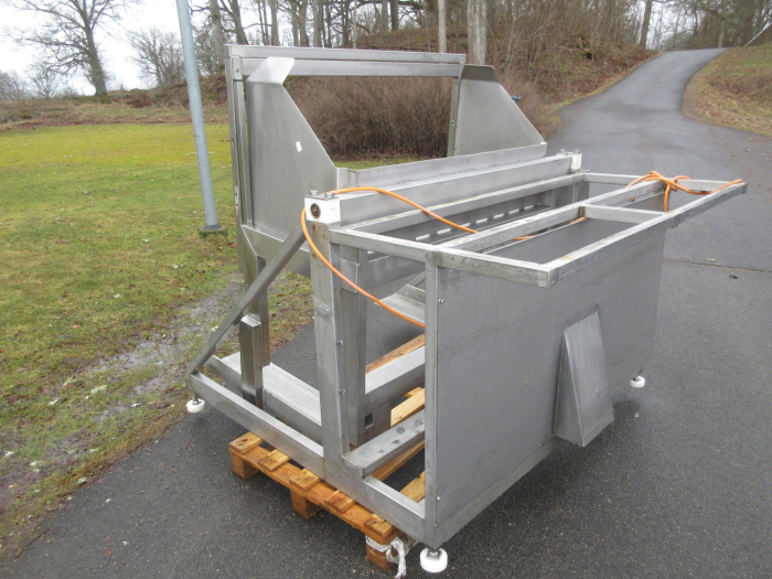 5791 Boxturner hydraulic stationary STAINLESS STEEL