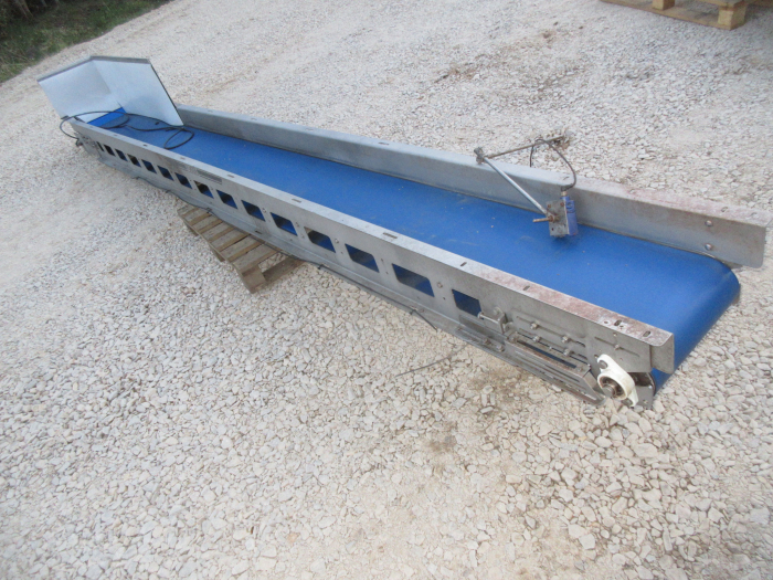 5837 EMVE plain conveyor 4500x350 mm Stainless steel