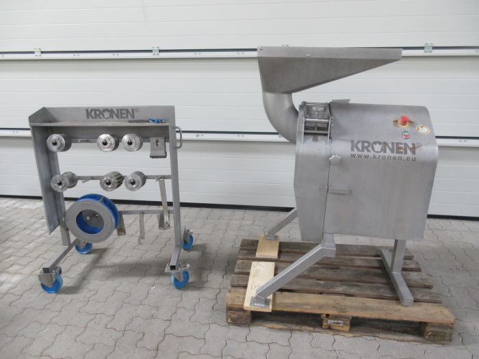 5856 Kronen KUJ cube, strip & slice cutting machine