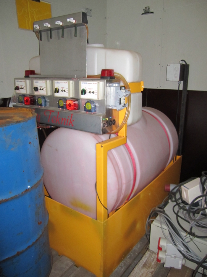 3396 EMVE seed potato spraying line stationary