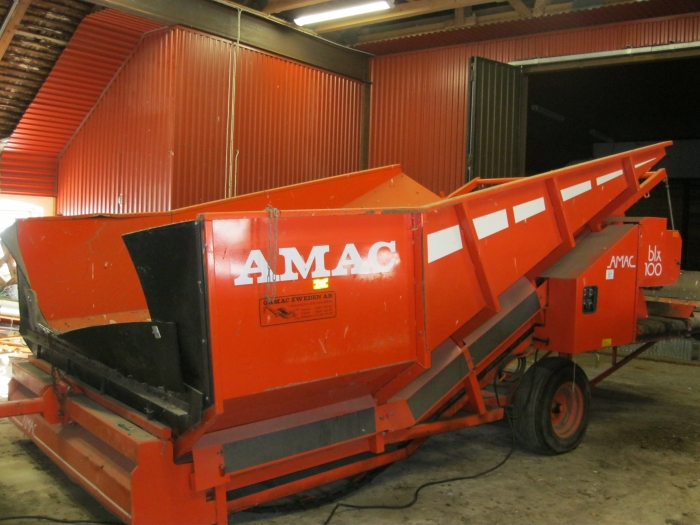3407 AMAC receiving hopper with double cleaning modules
