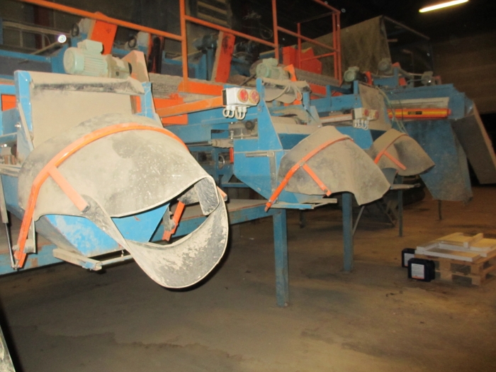 3523 EMVE complete potato screen grader line