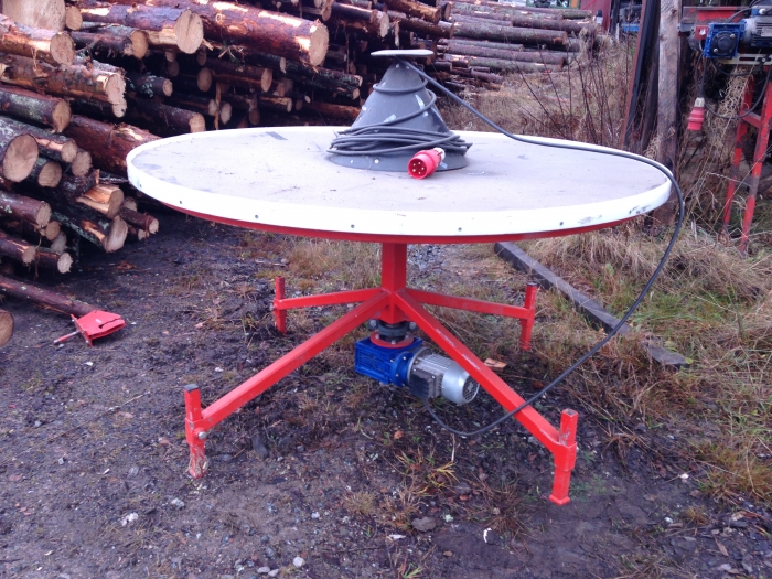 3674 EKKO rotating packaging table / bag table