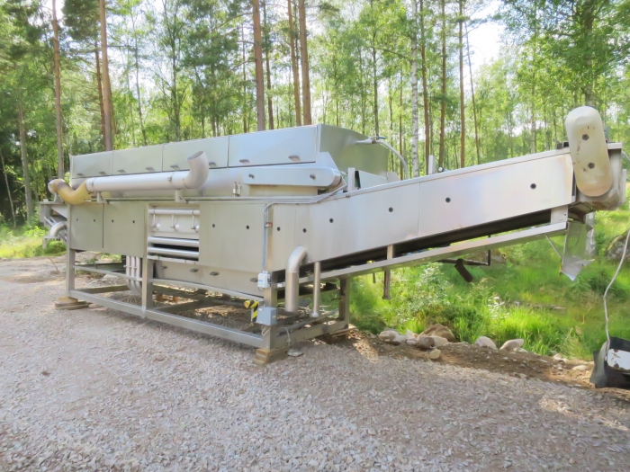 3864 PPM blancher CBS Continuous Blanching System / steam Cooker