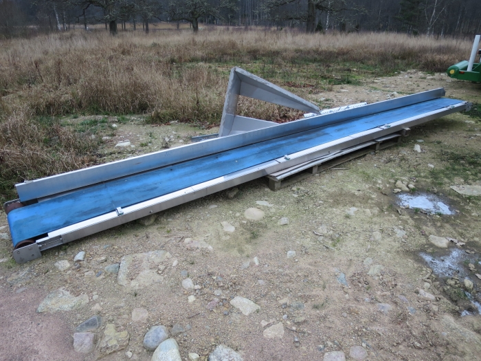 3927 plain conveyor stainless 6250x350 mm