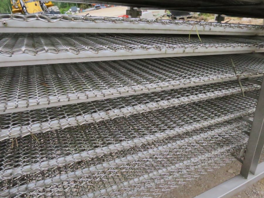 4144 Belt drier web table for Frying line potato chips